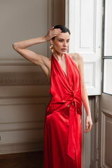VESTIDO BRUNA ROJO