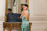 VESTIDO BERNI VERDE AGUA
