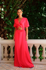 VESTIDO JACINTA FUCSIA