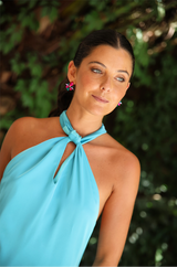VESTIDO HORTENSIA CELESTE