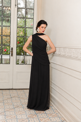 VESTIDO ADELA NEGRO GASA