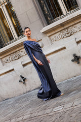 VESTIDO ANASTASIA AZUL PIEDRA