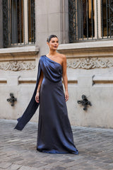 VESTIDO ANASTASIA AZUL PIEDRA