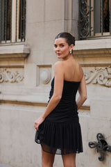 VESTIDO AMELIA NEGRO CORTO