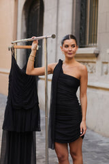 VESTIDO MAITE CORTO NEGRO