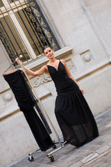 VESTIDO AMPARO NEGRO