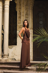 VESTIDO BRUNA CAFÉ