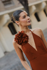 VESTIDO JULIA CARAMELO