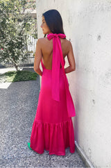 VESTIDO MARTINA FUCSIA