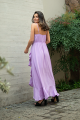 VESTIDO VUELOS MALVA