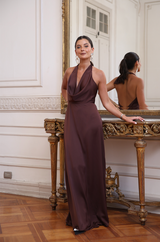 VESTIDO MAIA CAFE