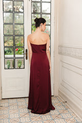 VESTIDO PETUNIA BURDEO
