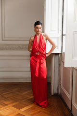 VESTIDO BRUNA ROJO