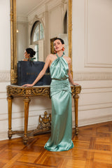 VESTIDO BERNI VERDE AGUA