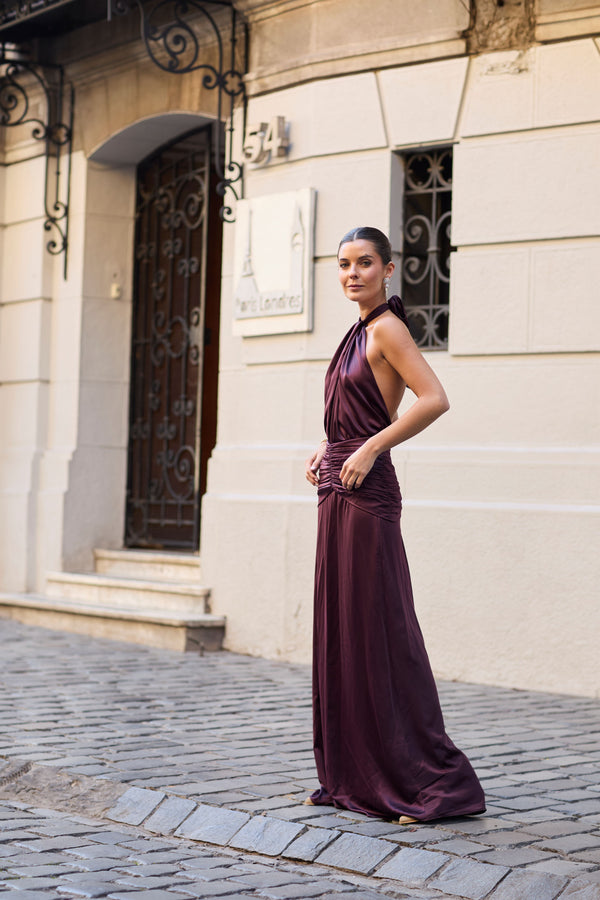 VESTIDO BERNI UVA