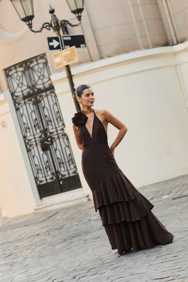 VESTIDO JULIA CAFÉ