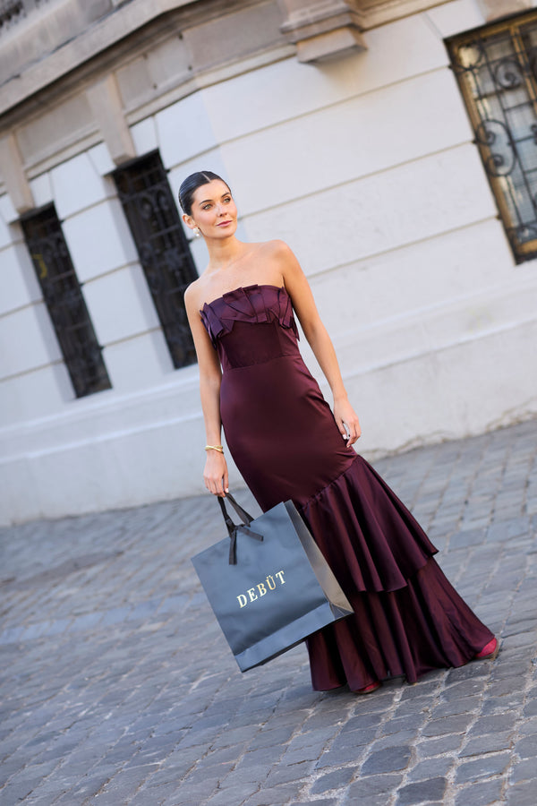 VESTIDO FATIMA UVA