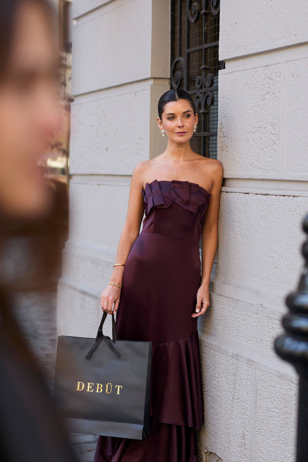VESTIDO FATIMA UVA