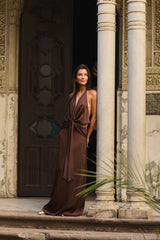 VESTIDO BRUNA CAFÉ