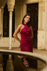 VESTIDO OLIMPIA ROJO ITALIANO