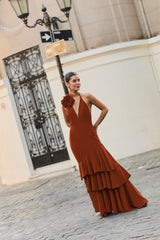 VESTIDO JULIA CAMEL