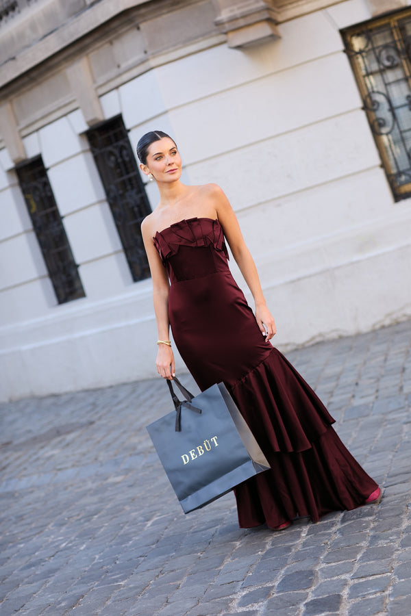 VESTIDO FATIMA BURDEO