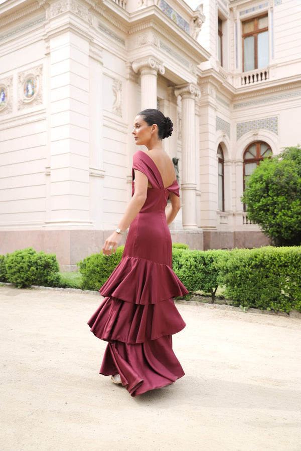 VESTIDO ELEONORA BURDEO