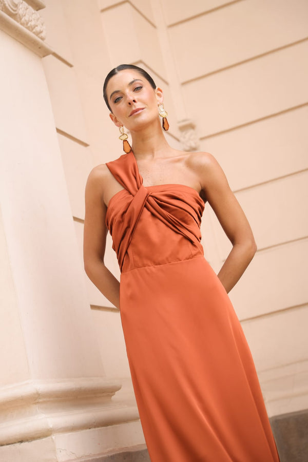 VESTIDO LUPE CARAMELO