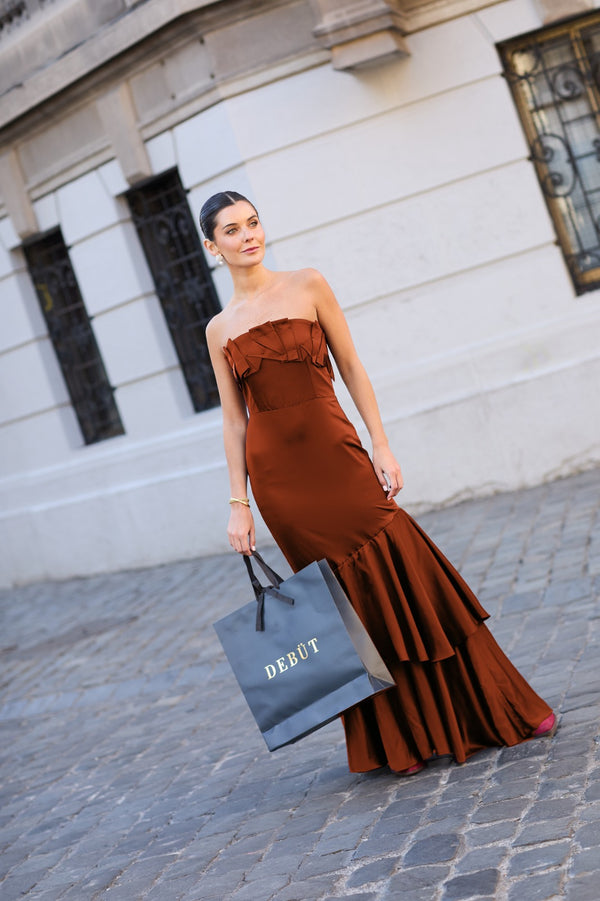 VESTIDO FATIMA CAMEL