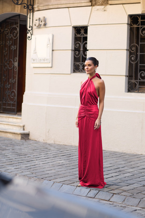 VESTIDO BERNI FUCSIA