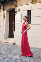 VESTIDO BERNI FUCSIA