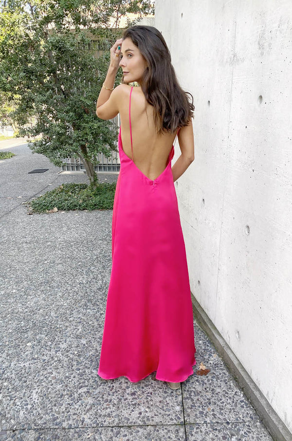 VESTIDO VIVI FUCSIA